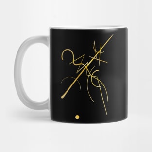 Kandinsky - Black and Gold Mug